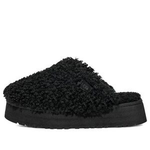 UGG Maxi Curly Platform Slides – Black (Women’s 8)